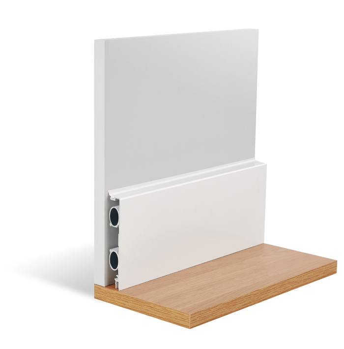 ThermaSkirt Deco 115 profile cutaway